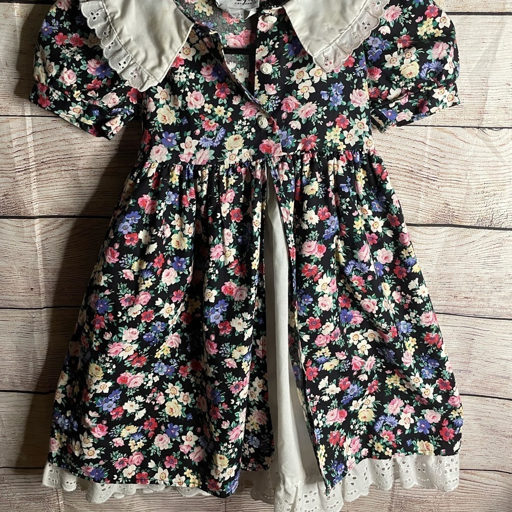 Little Byer California Dress, Super cute floral Print Size 2T